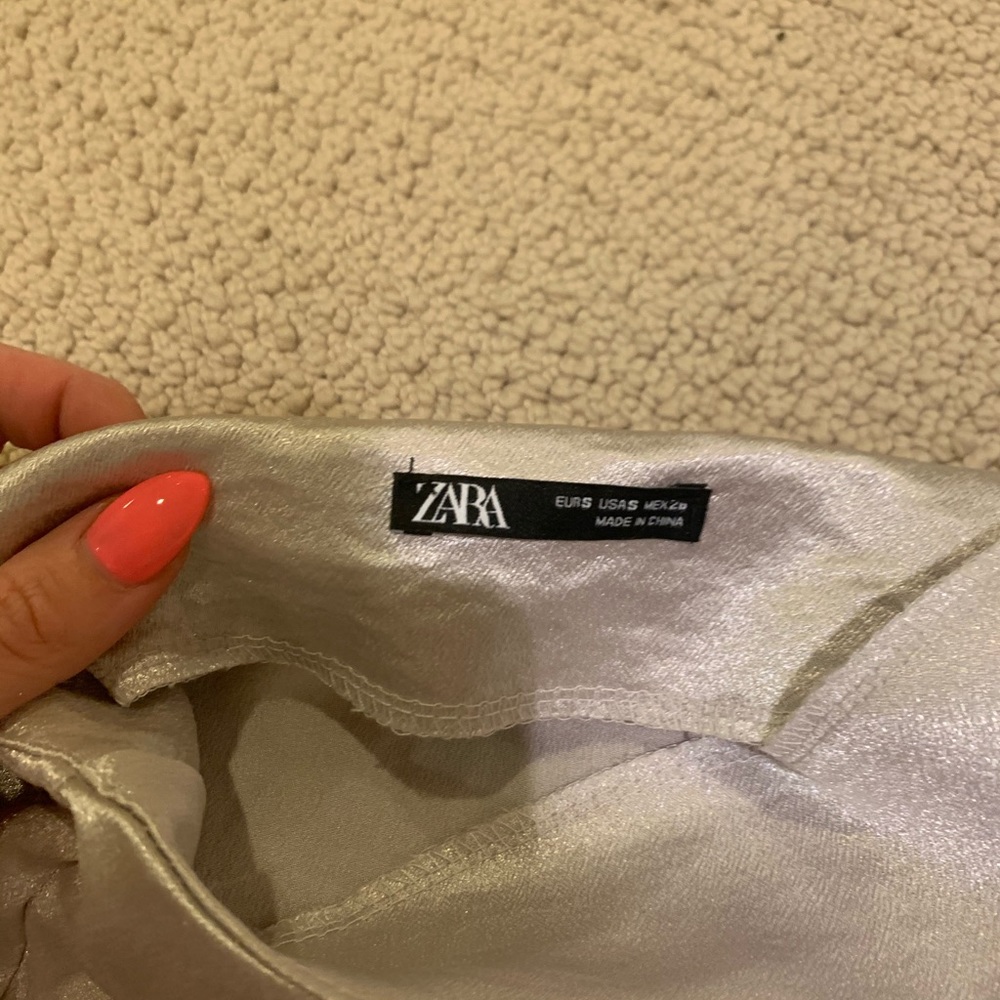Zara Silk MIDI Skirt